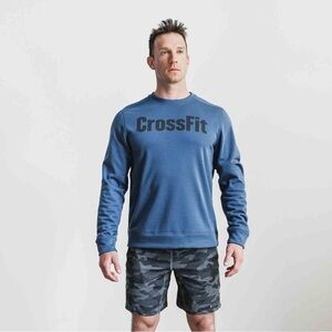 Nobull Men's CrossFit Crew Sweatshirt Blue Size Medium New With tags NWT